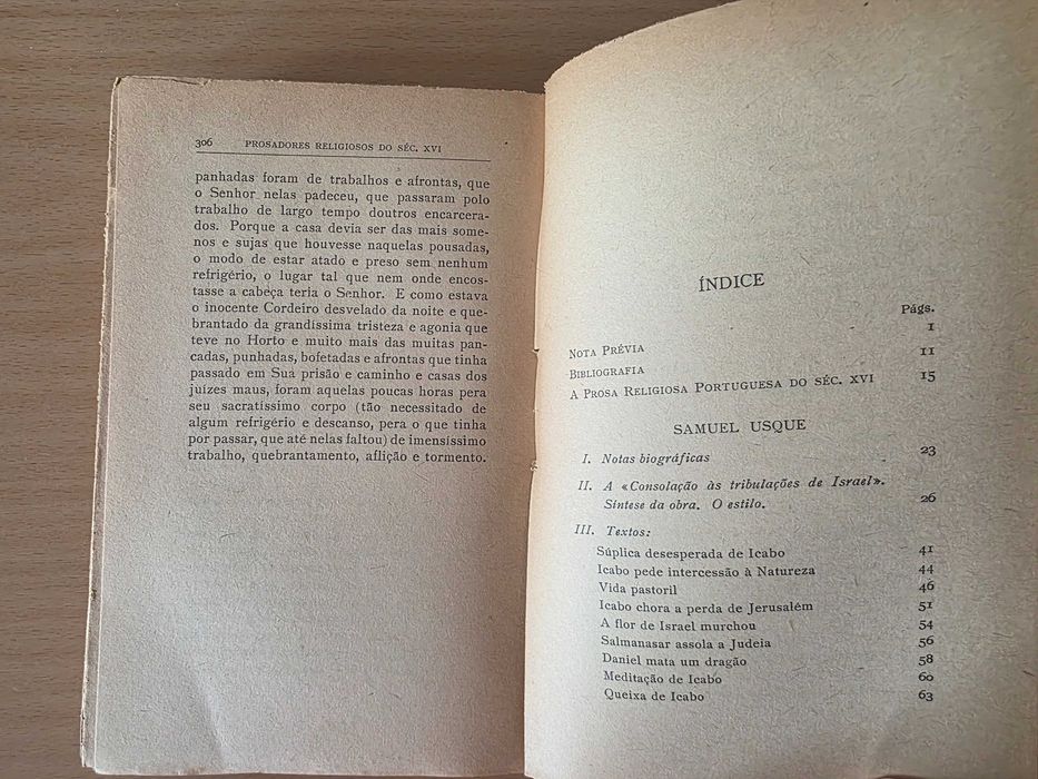 Livro "Prosadores Religiosos do Séc. XVI"