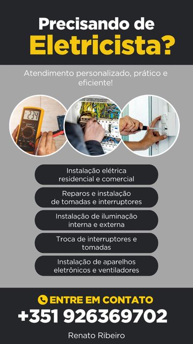 Eletricista geral residencial , comercial ! Ligue ja