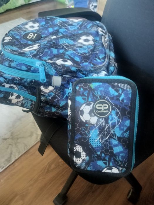 Plecak Coolpack plus piórnik i kanapnik dla chłopca klasa 1-3