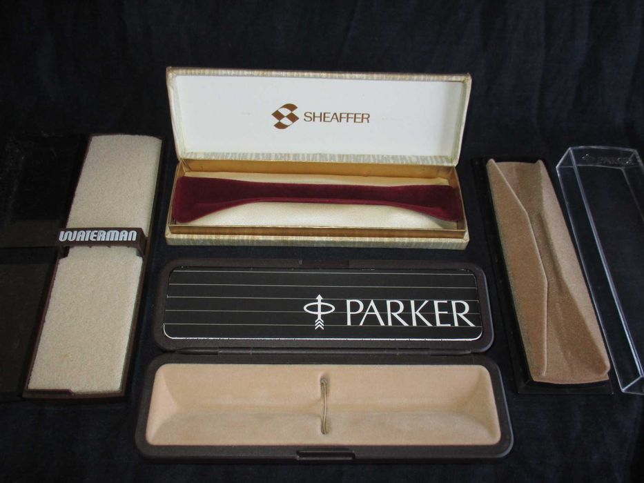 Estojos Canetas Vintage Waterman Parker Pentel Ballograf