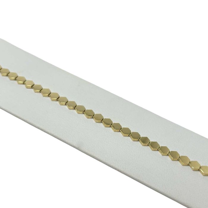 Wyjątkowa złota bransoletka 3.47g próba 585 długość 18cm