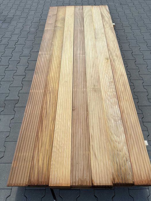 Deska Tarasowa Garapa egzotyczna ryflowana 25x145mm Fas KD