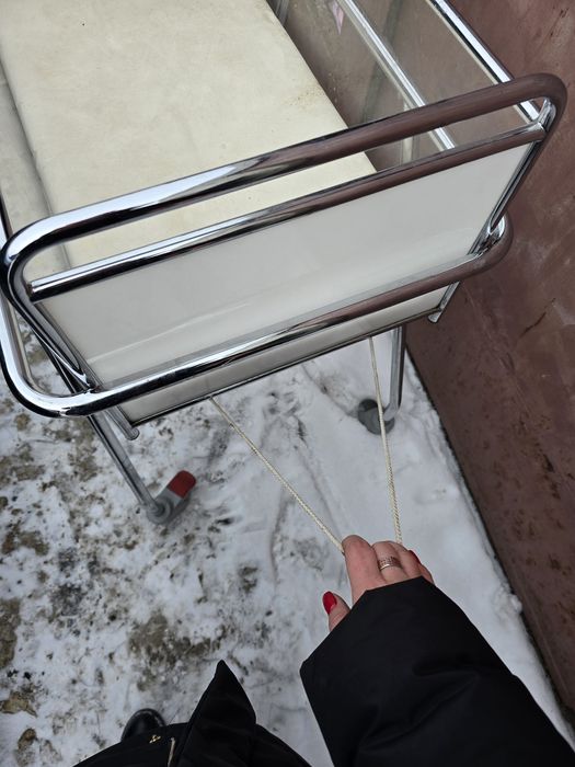 Люлька для новорожденных. Лікарняна дитяча колиска. Кювез-візок. 70×40