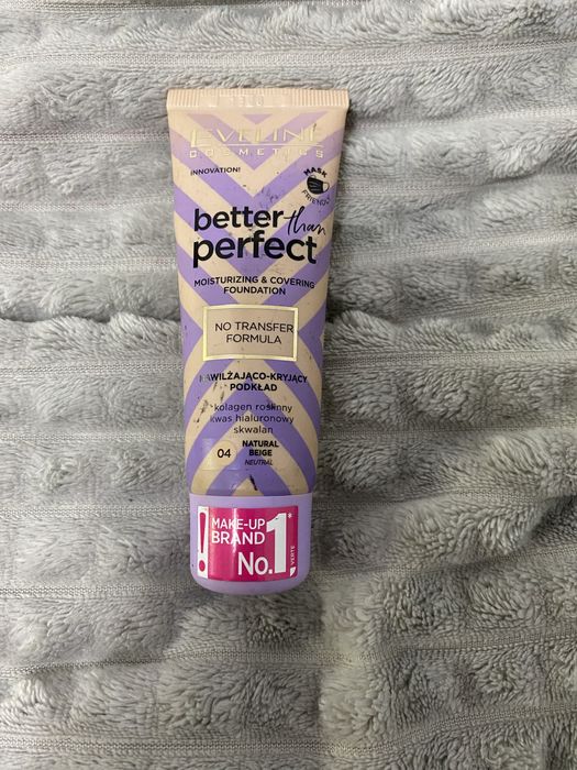 Podkład nowy better than perfect eveline cosmetics nr 4 natural beige