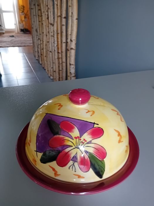 Połmisek talerz z przykryciem porcelana
