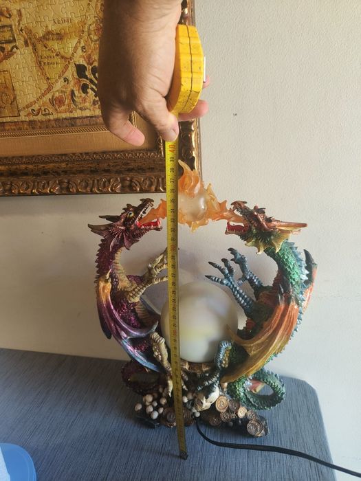 Candeeiro Dragões - Luminária