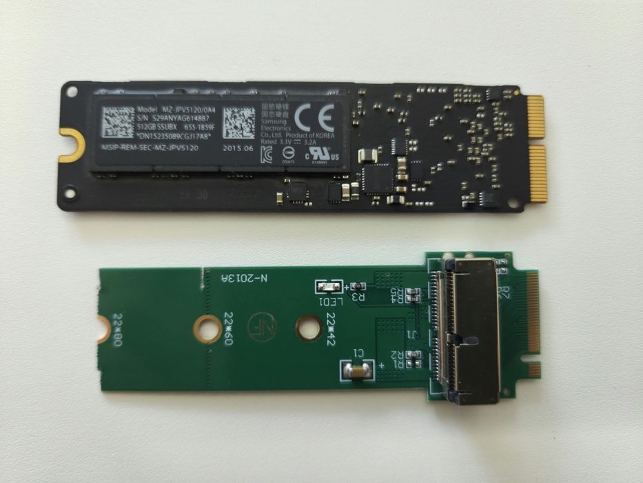 Перехідник з ssd m2 apple на m2 ngff
