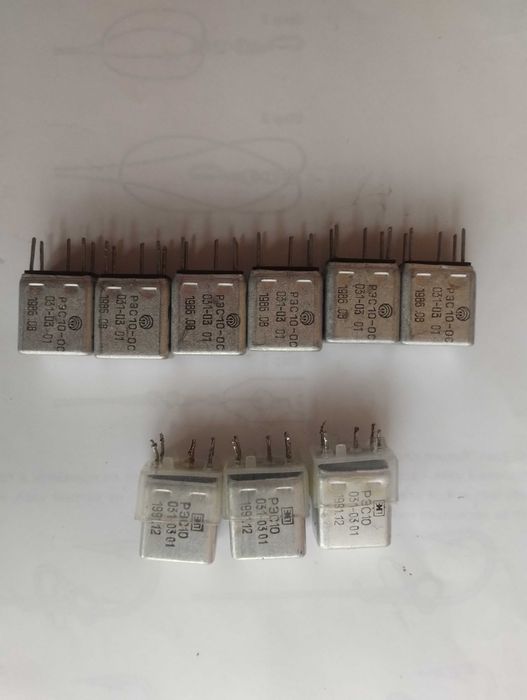Реле РЭС 8, РЭС 10, РЭС 47, РЭС 60, РПС 45