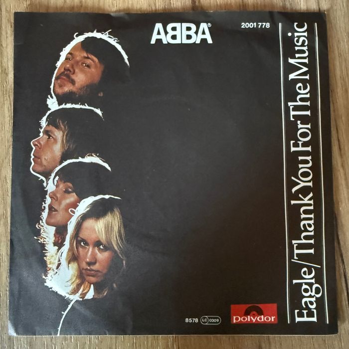 Abba - Eagle / Thank You For The Music — Winyl Single Play 7" — 1977