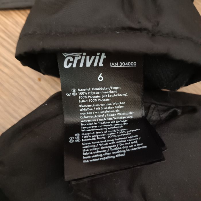 Варежки, крани, рукавиці Crivit, на 6-8 років