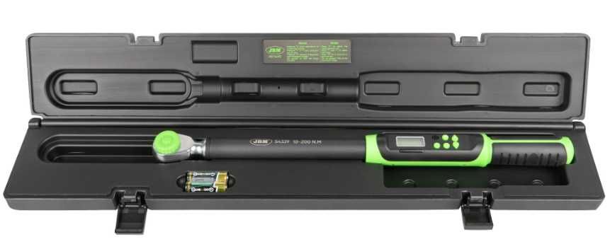 CHAVE DE TORQUE DIGITAL 1/2" COM FAIXA DE 10–200 NM REF: 54339