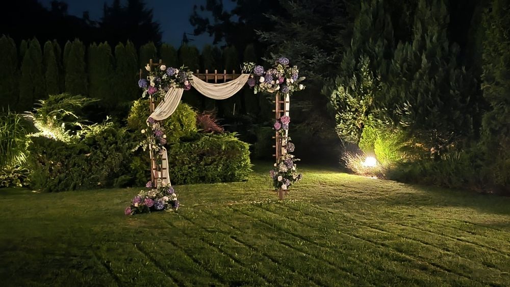 Pergola ślubna ogrodowa do ogrodu ogród