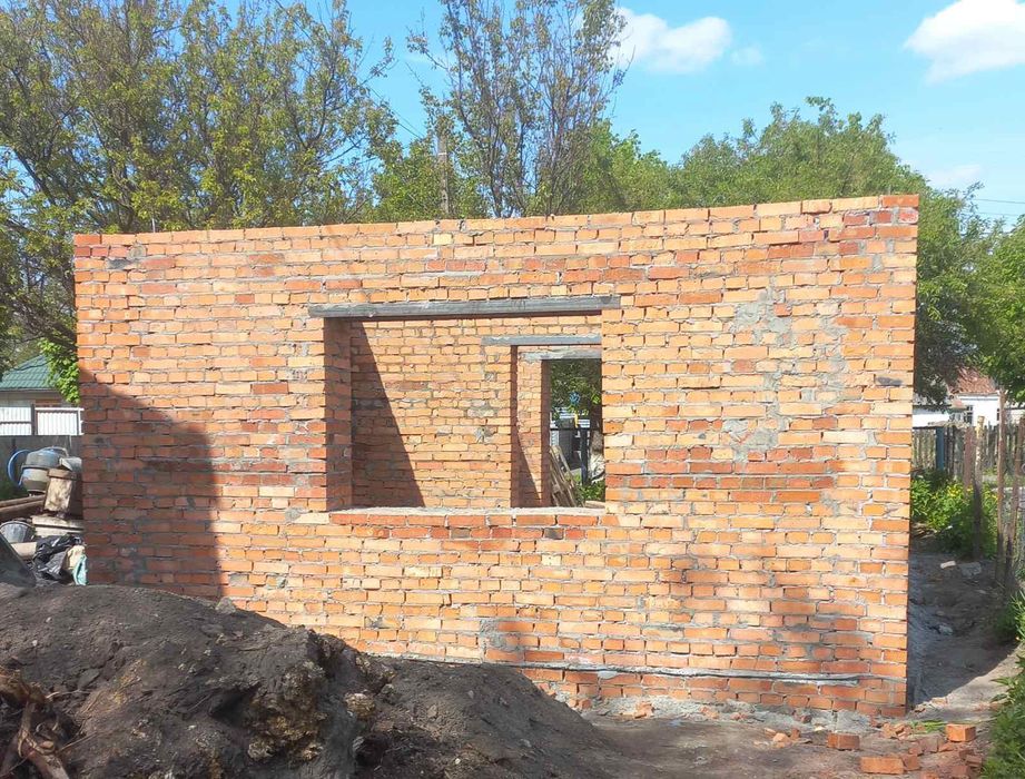 Кадка цегли піногазоблоків  фундамент