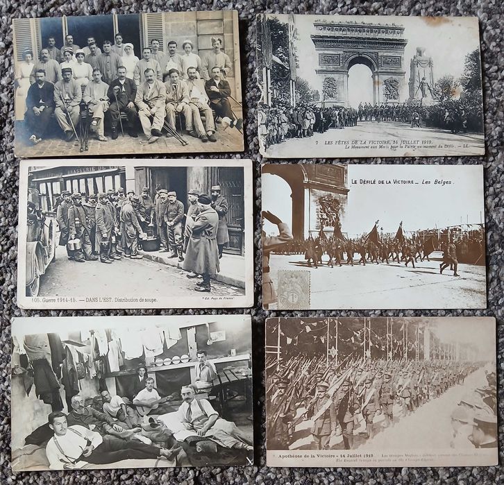 Postais e fotos de Exército Português e outros na I Guerra Mundial