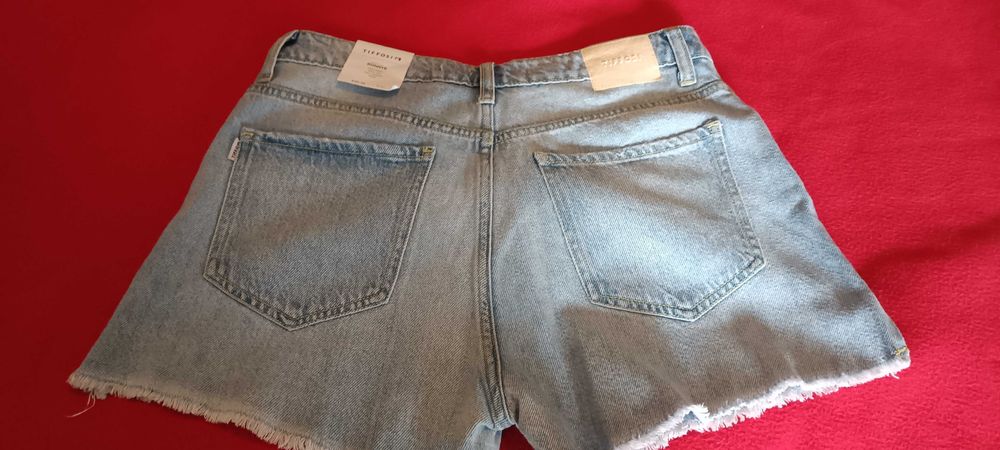 Calções ganga senhora Tiffosi novos