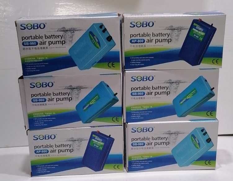 Компрессор на батарейках SOBO SB-960 SB-980 AP-800