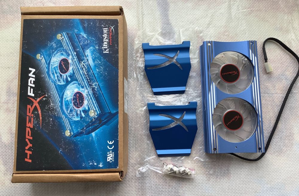 Охлаждение для оперативной памяти Kingston HyperX Fan KHX-FAN Blue