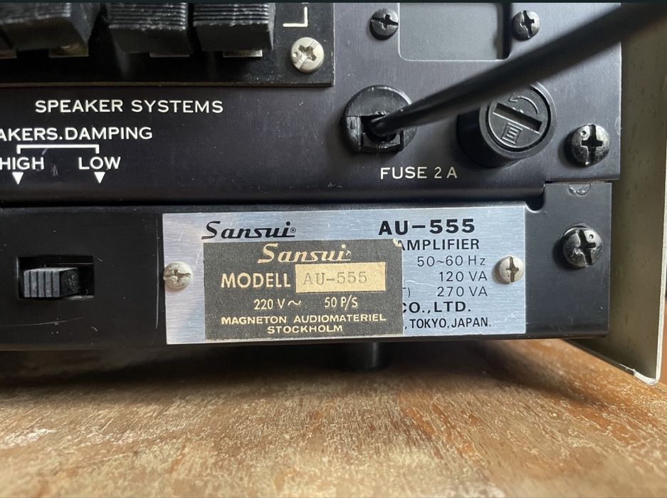 Sansui au555 wersja na europe