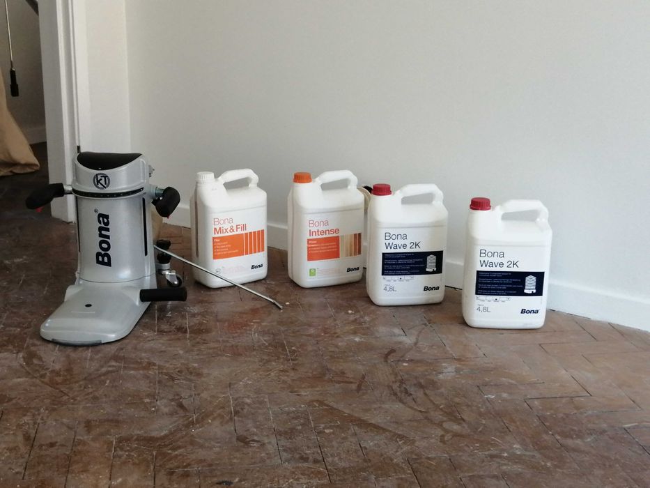 Afagamento pavimento madeira