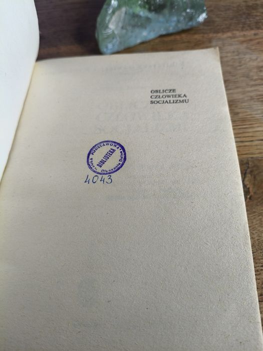 Książka Oblicze człowieka socjalizmu ⁵⁹