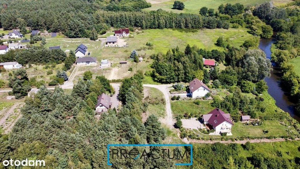 Działka nad Drwęcą z MPZP! Lubicz!
