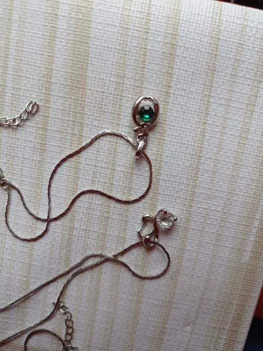 Komplet biżuterii nutka jabłko