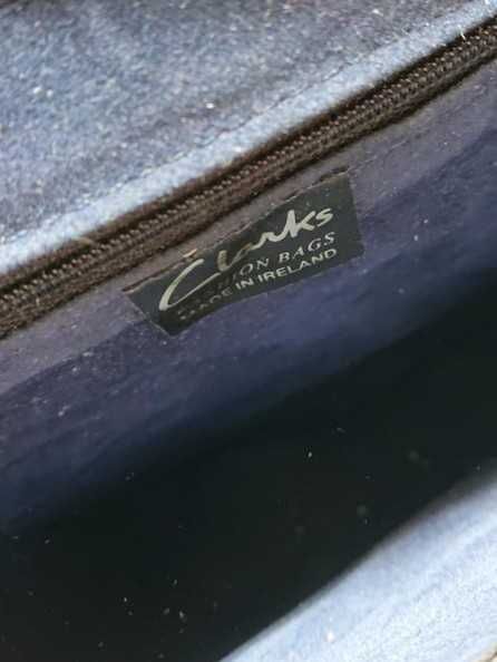 Винтажная кожаная сумка clarks