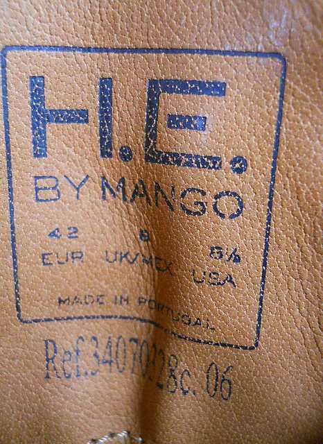 Новые классические ботинки, "H.E. BY MANGO" (США), размер 42