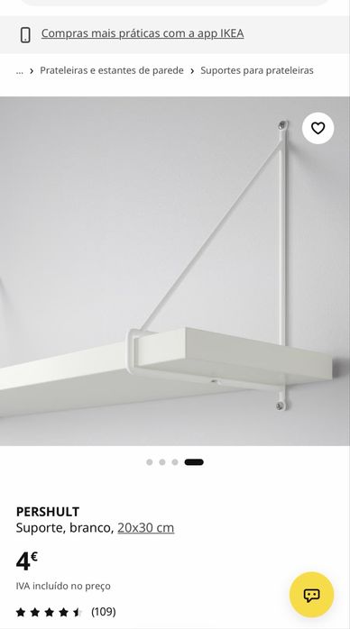 PERSHULT suporte ikea