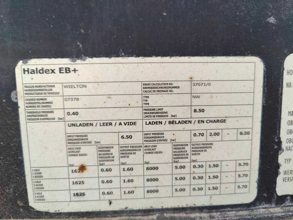 Самоскид напівпричіп Wielton 34м3 Свіжий