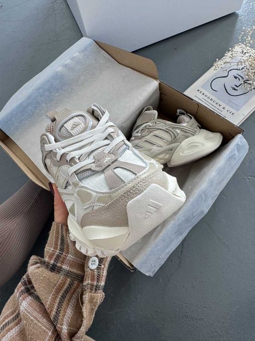 Кроссовки Женские Adidas Vento XLG Runner Deluxe Beige White / Кросівки Жіночі Венто