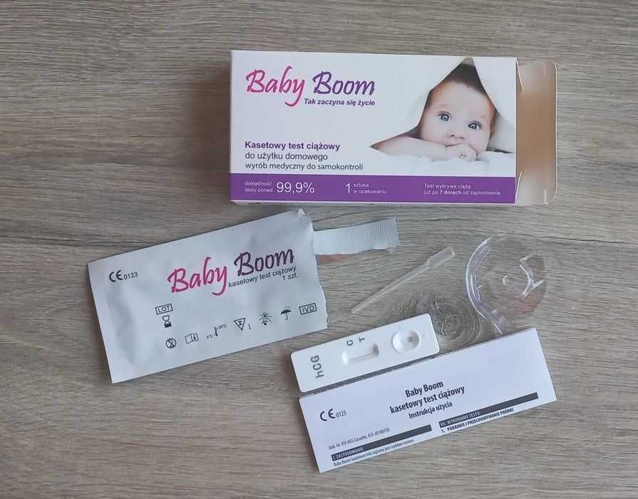 Test ciążowy płytkowy testy ciążowe płytkowe kasetowe Baby Boom