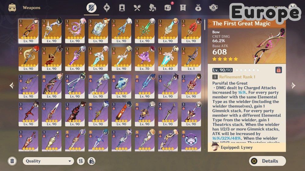 Акаунт Genshin Impact - рівень 60