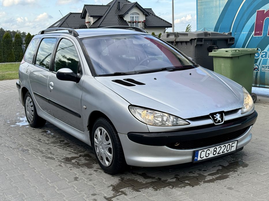 Peugeot 206SW 1.4 benzyna. 2003r. Klima.