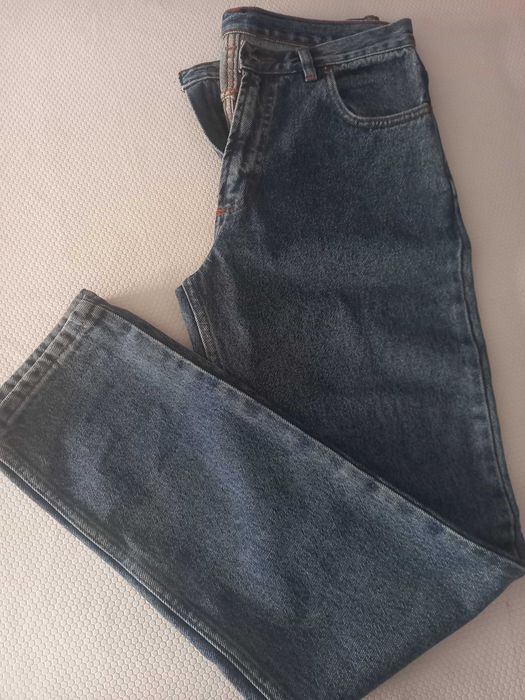 Calças de homem, ganga, marca Tocapi, T42. Novas c/etiq.