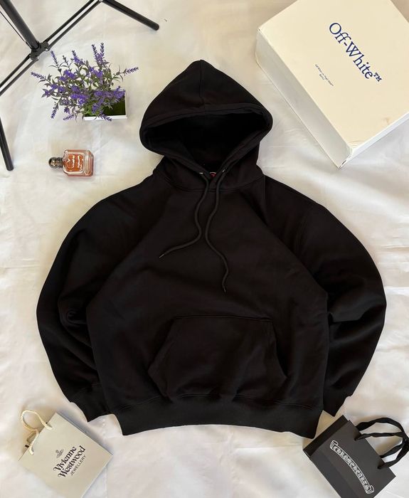 Худі Supreme Супрім Logo Лого Чорний колір