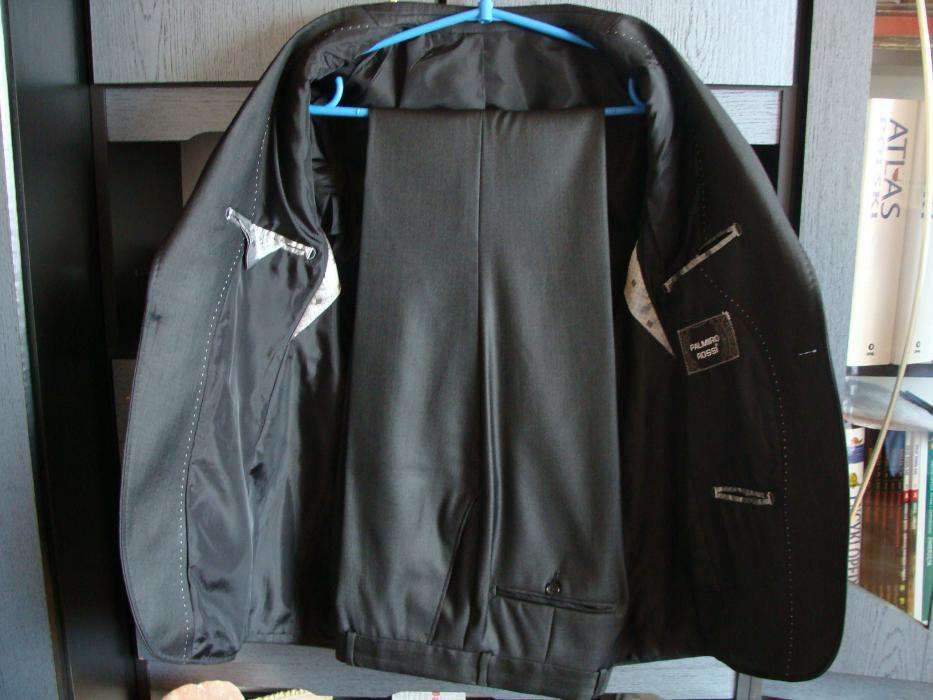 Nowy Włoski garnitur PALMIRO ROSSI, rozm. 48, slim, super modny!