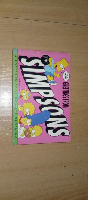 Coleção de 32 postais vintage dos Simpsons