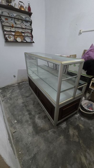 Vitrine de exposição - não refrigerada