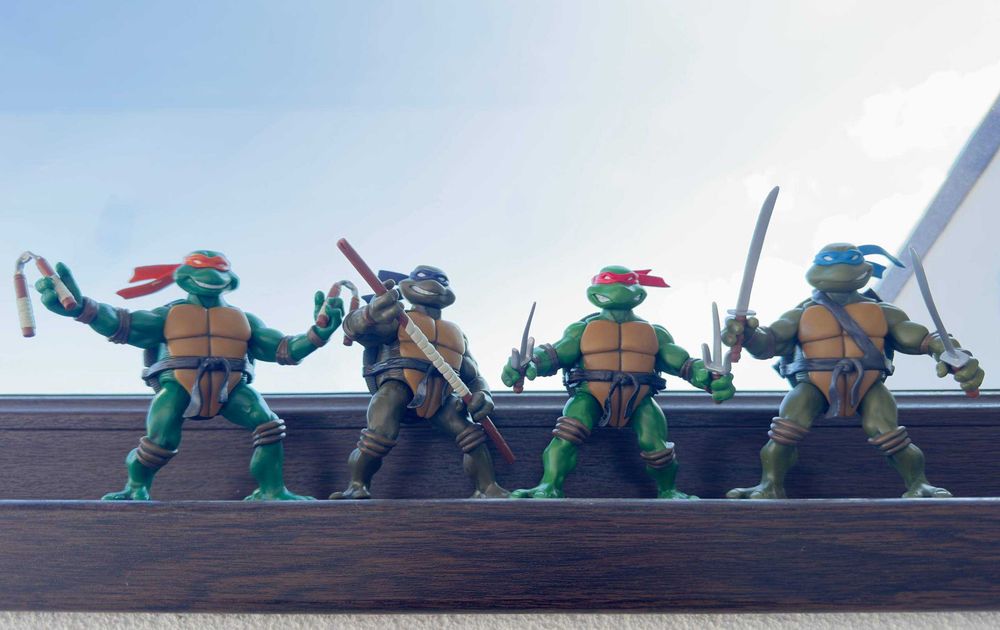 TMNT Playmates 2002 — Черепашки-ніндзя Леонардо Рафаель Донателло Мікеланджело