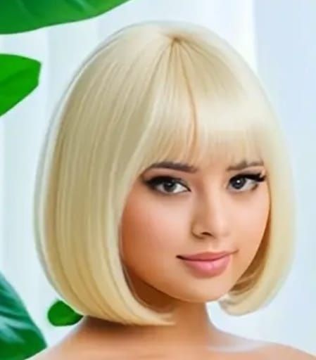 Peruka krótka bob blond