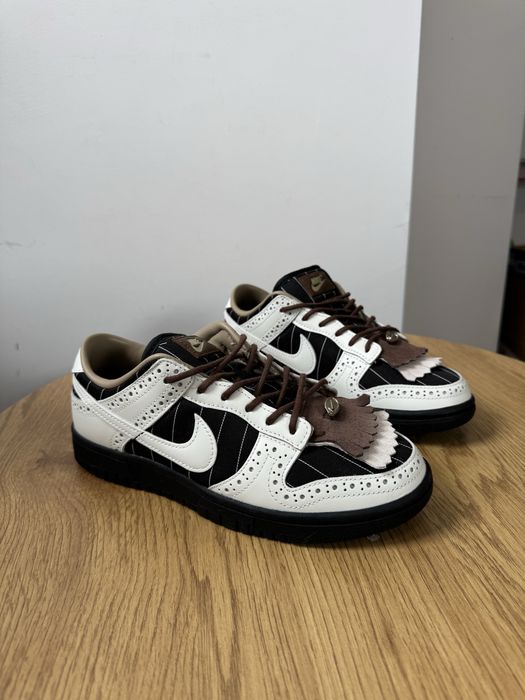 Кросівки оригінал Nike Dunk Low Lx Brogue Pinstripe FV3642-010. 38