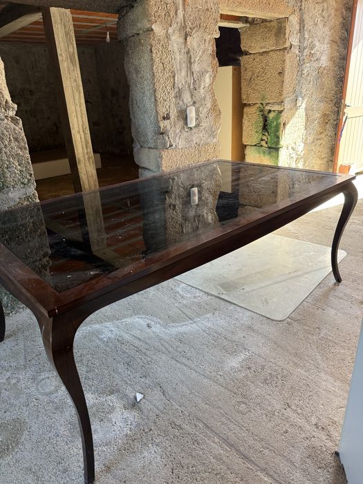 Mesa de sala e 6 cadeiras
