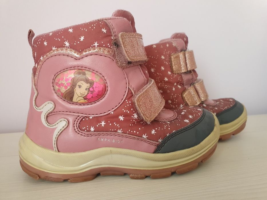 Зимові рожеві термо чобітки Geox р. 26