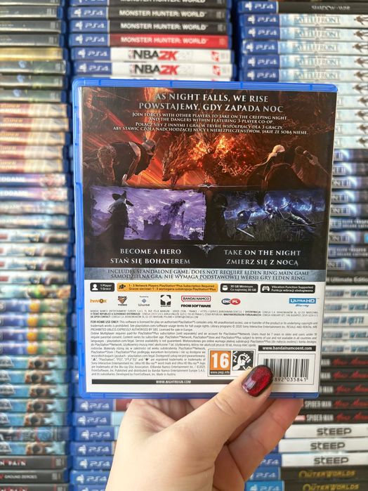 Гра Elden Ring Nightreign на ps5, диск з грою на пс 5, ліцензія