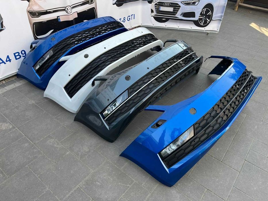 Skoda octavia A7 рестайлинг бампер передний 5e0807221n шрот октавія