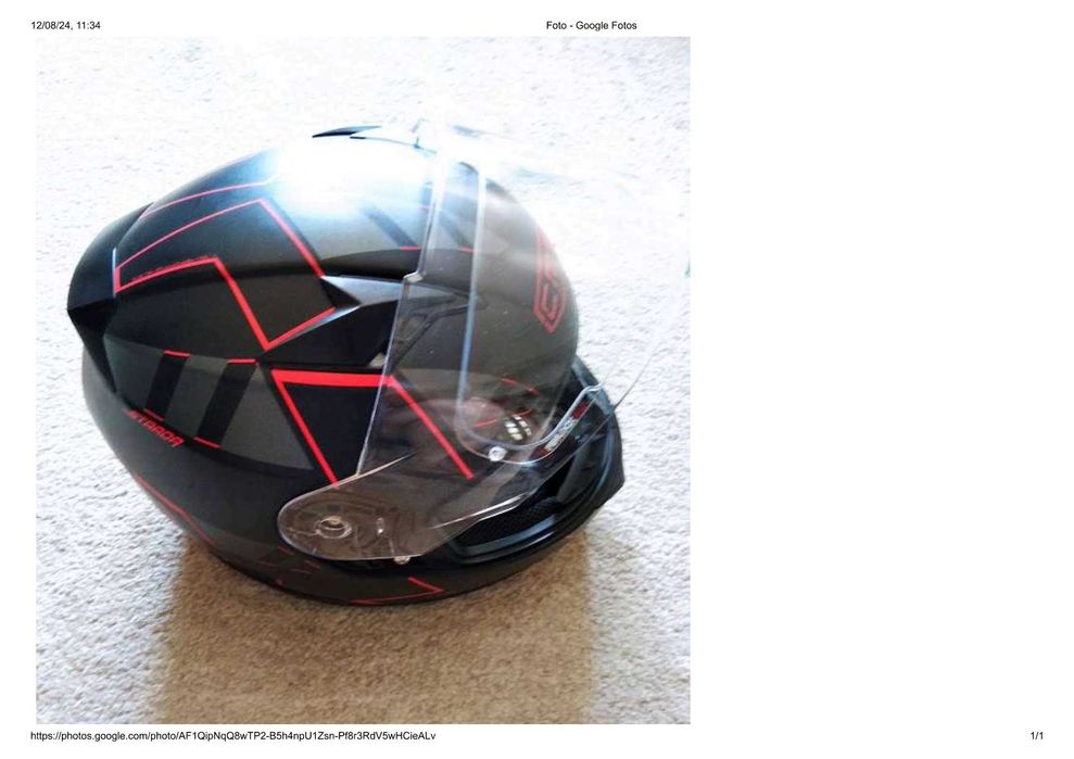 Capacete moto - (Como Novo)