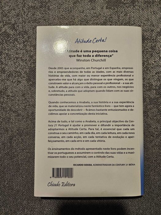 “Atitude Certa” de Anabela Chastre, livro