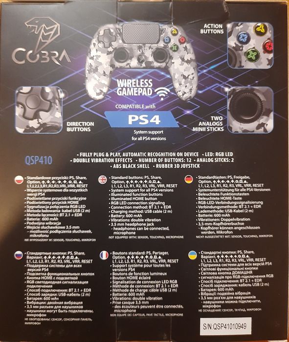 Gamepad bezprzewodowy  do PS4