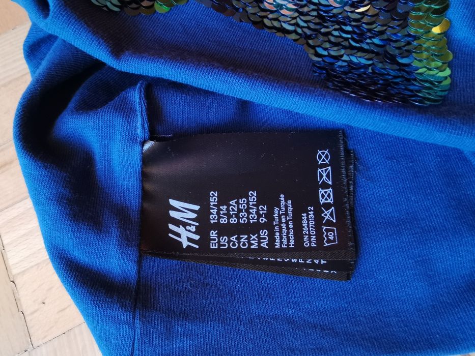 Czapka z odwracanymi cekinami H&M 134/152 cm